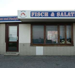 Shops and Restaurants at Sea Front in Dahme