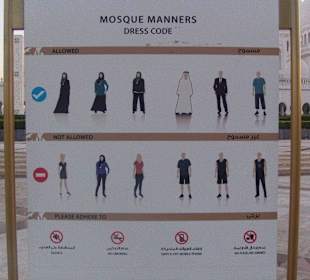 Große Sheikh Zayed Moschee Abu Dhabi