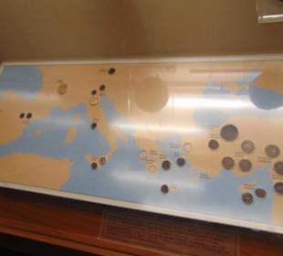 Монеты найденные при раскопках