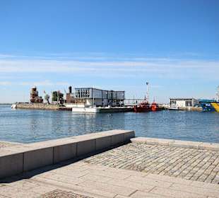 Das Hafenbecken von Helsingborg