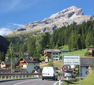 Gadertaler Straße Blick auf die Sella