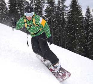 Snowboarden auf der Gerlitzen