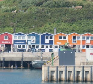 Bei einem Ausflug nach Helgoland
