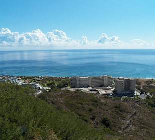Blick auf Faliraki Beach