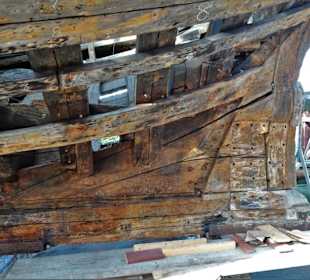 Rundgang über das Gelände der Museumswerft