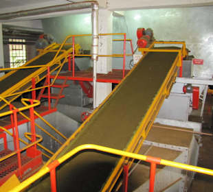 Auf dem Weg zum Trockner