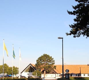 Blick auf das Clubhaus