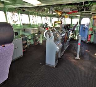 Die Auf der Brücke des Zerstörers "Mölders"