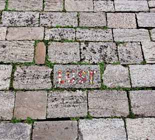 Im Boden eingebracht