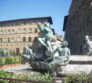 Dettaglio della fontana del nettuno