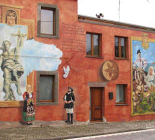 Wandmalerei in Tinnura