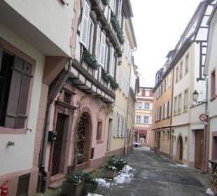 Altstadt Wissembourg im Winter