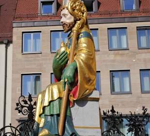 Detailansicht des Schönen Brunnens