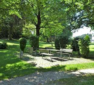 Spaziergang durch den Kurpark von Bernau