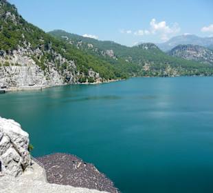 Blick von der Staumauer