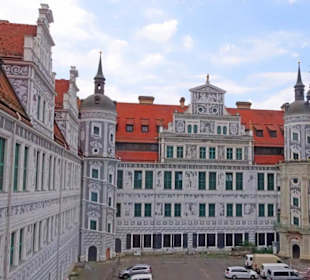 Ausblick auf den Innenhof des Residenzschloß