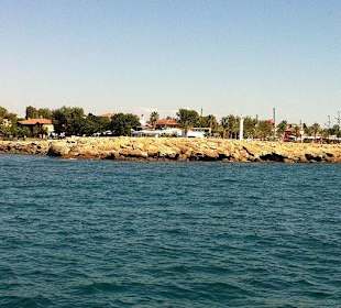 Ans das Ufer bei Side