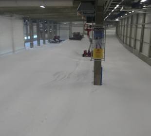 Die LOTTO Thüringen Skisport-HALLE bei ca. - 3 °C
