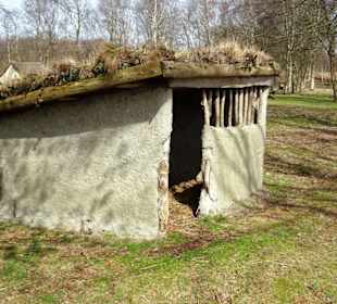 Stall für die Heidschnucken