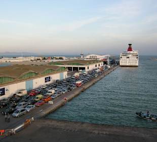 Abfahrt der Fähre Splendid