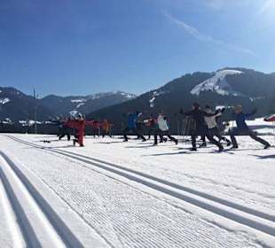 Langlaufloipen direkt vor dem Landhaus