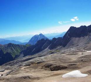 Der Ausblick über das Gebiet