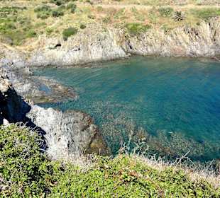 Buchten vor und hinter der Festung