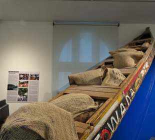 In der Ausstellung des Schokoladenmuseums