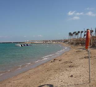 Der Strand, mit Shuttle zu erreichen
