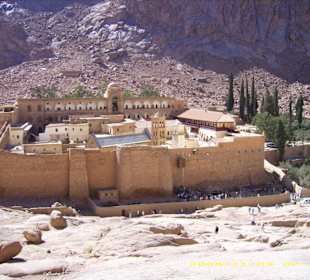 Das Kloster von oben