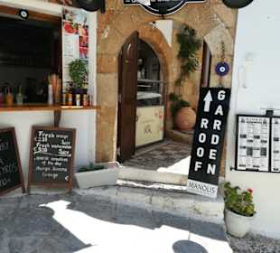 Das Restaurant Manolis