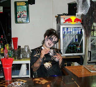 Hallowen en pub Liverpool