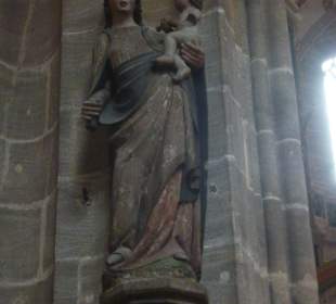 Die sehenswerte Lorenzkirche in Nürnberg