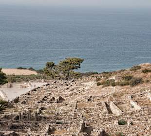Kamiros Blick über die antike Stadt