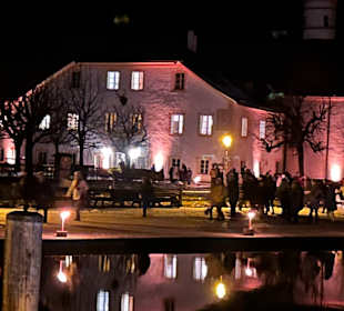 Abends vor der Rückfahrt