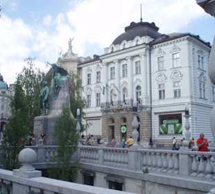 Stadt und Altstadt Ljubljana