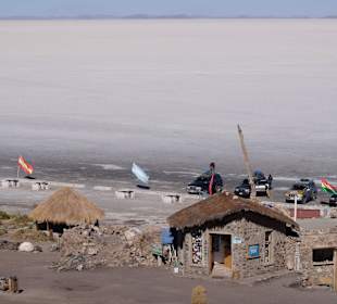 Kleiner Shop und Toilette