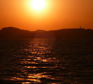 In den Sonnenuntergang