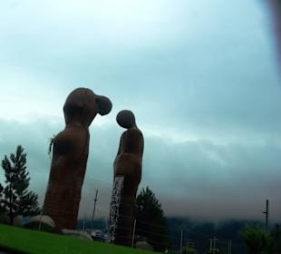 Etwas Gegenlicht alles in Rost gehüllt