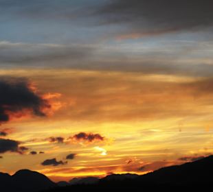Sonnenuntergang in St. Johann / Tirol