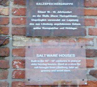 Historische Beschreibung Salzspeicher Lübeck