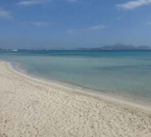 Unterwegs an der Playa de Muro