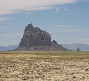 Der Shiprock im Nordwesten New Mexicos