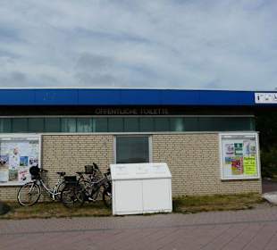 Shops and Restaurants at Sea Front in Dahme