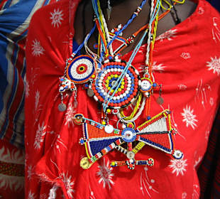 Schmuck der Masai-Frauen