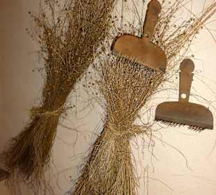 Flachs für die Leinenherstellung