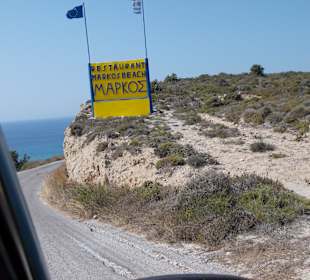 Anfahrt zum Markos Beach
