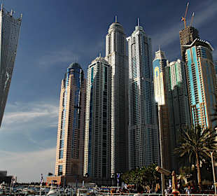 Dubai - Marina (Stadtteil mit dem schönen Jachthafen)