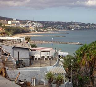 Blick zum Strand von der Strand-Promenade
