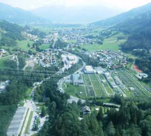 Widok z kolejki Maiskogelbahn koło Kaprun